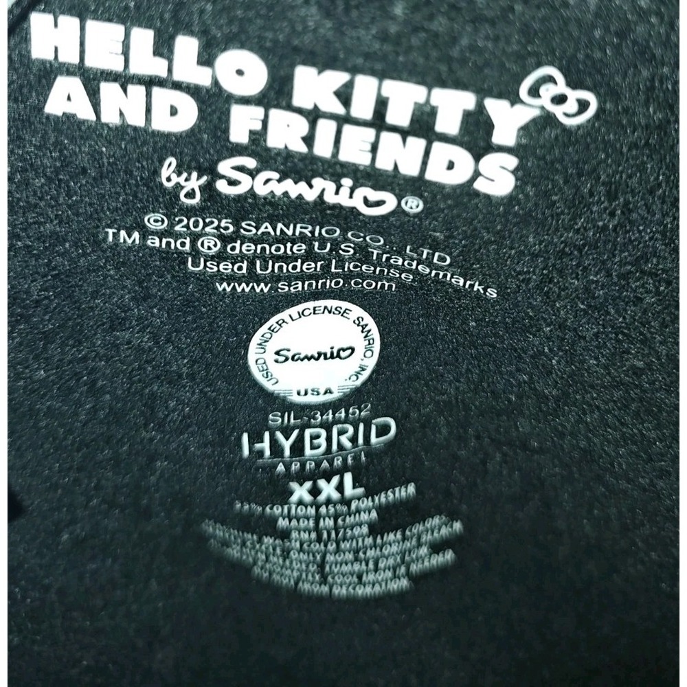 Hello Kitty Friends Halloween Sweatshirt XXL Black Fleece Trick Or Treat - Picture 7 of 10